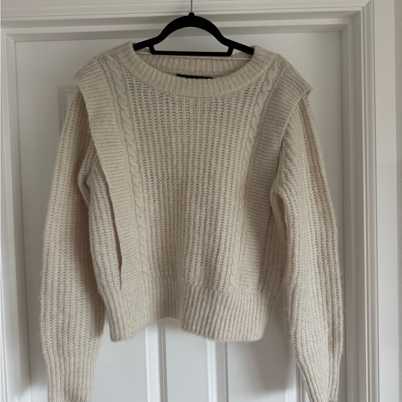 Vero Moda Cream Knit Sweater - Picture 1 of 3